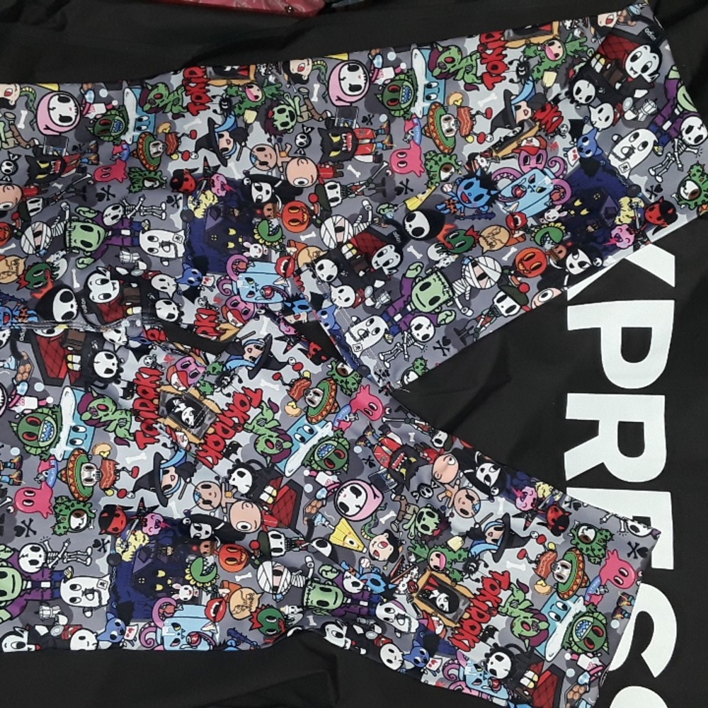 Tokidoki Halloween leggings Singapore exclusive! Spooky Kawaii pants HTF RARE